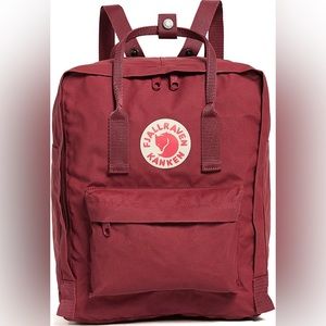 Fjallraven Kanken Backpack in Burgundy